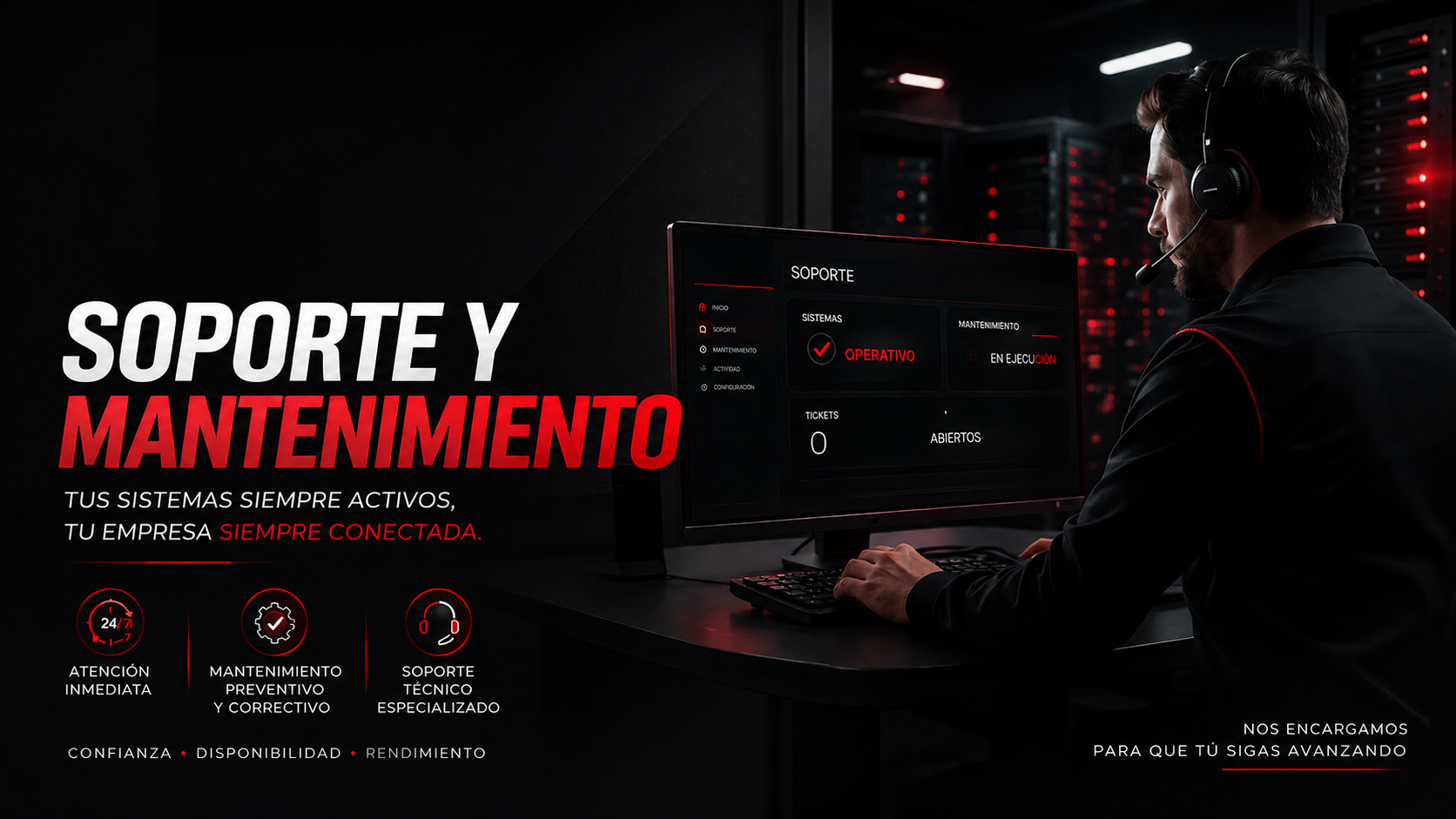 Soporte técnico y mantenimiento de equipos